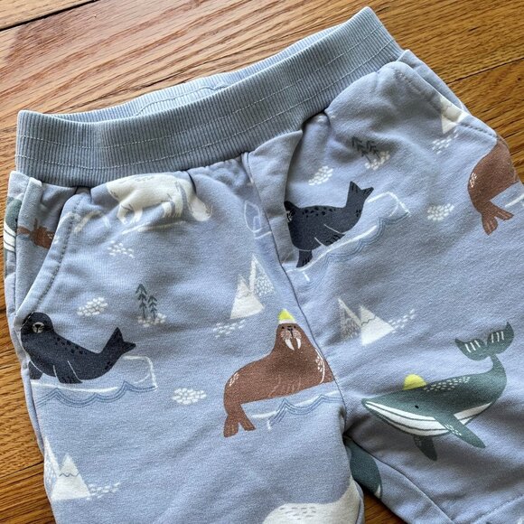 Little Sleepies Play Arctic Animals Joggers Size 18-24 Month - Picture 2 of 5
